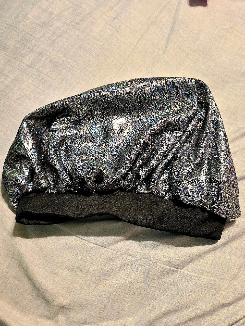 Metallic Black Bonnet Never Used